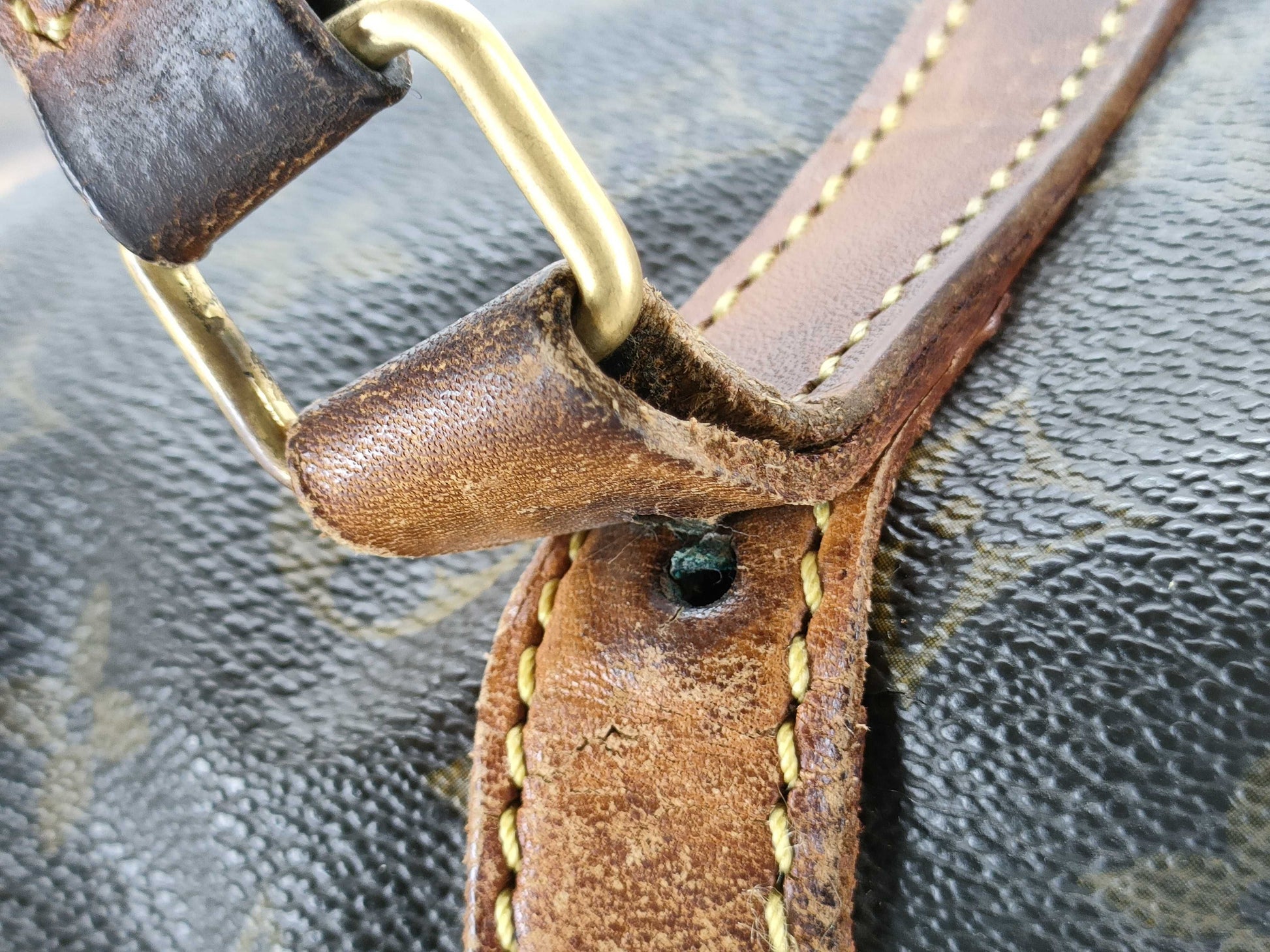 LOUIS VUITTON Monogram M41626 Sax Souple 35 Boston Bag