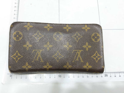 LOUIS VUITTON Monogram Louis Vuitton Monogram Porte Monne Zip Wallet M61727
