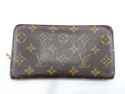 LOUIS VUITTON Monogram Louis Vuitton Monogram Porte Monne Zip Wallet M61727