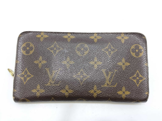 LOUIS VUITTON Monogram Louis Vuitton Monogram Porte Monne Zip Wallet M61727