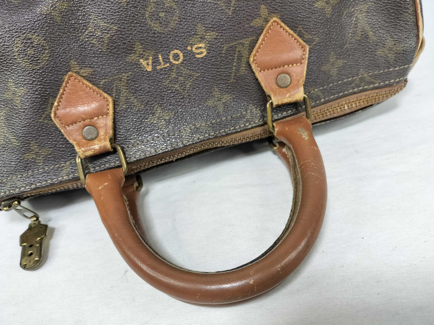 LOUIS VUITTON Monogram Speedy 30 USA Handbag