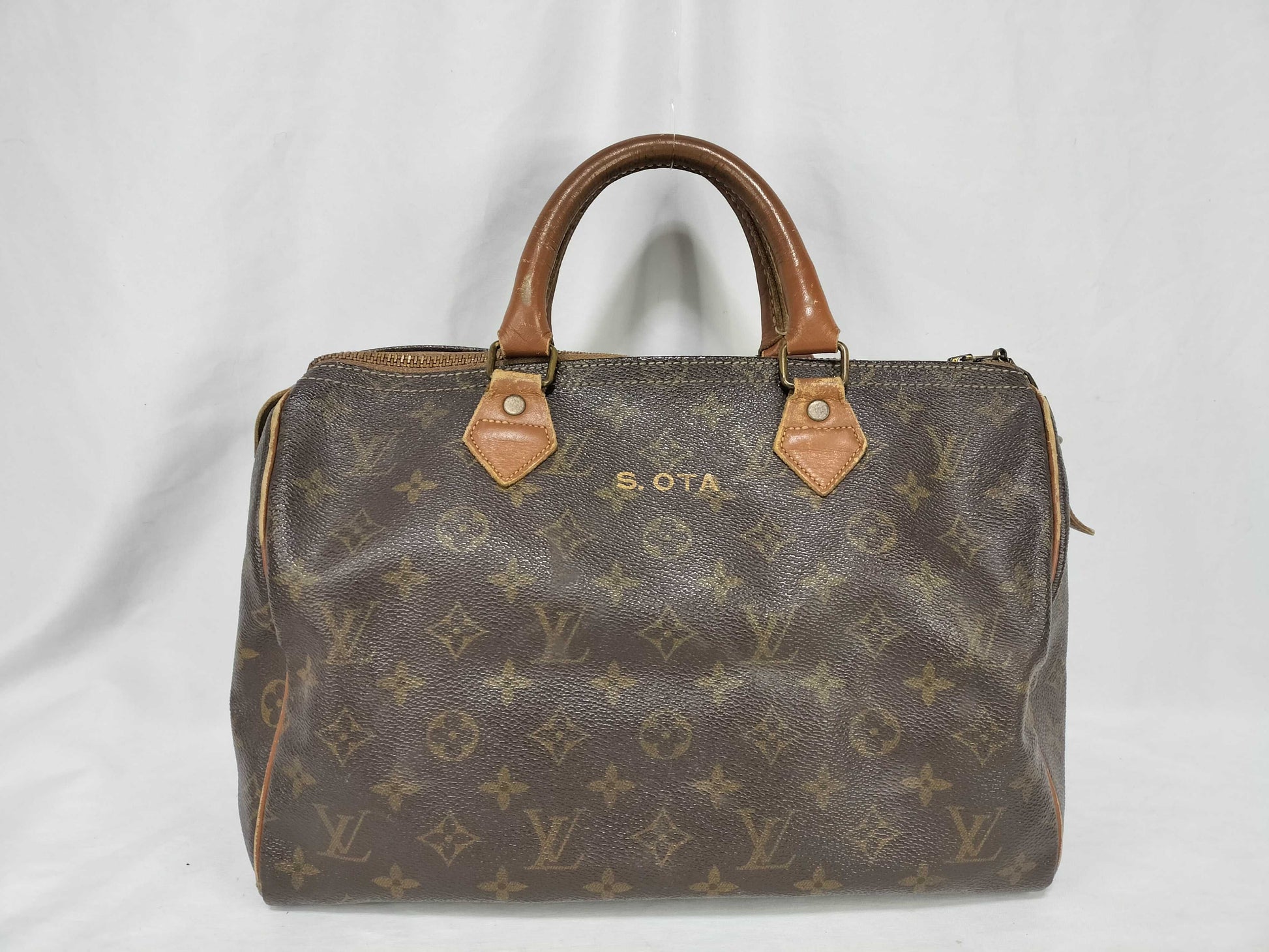 LOUIS VUITTON Monogram Speedy 30 USA Handbag