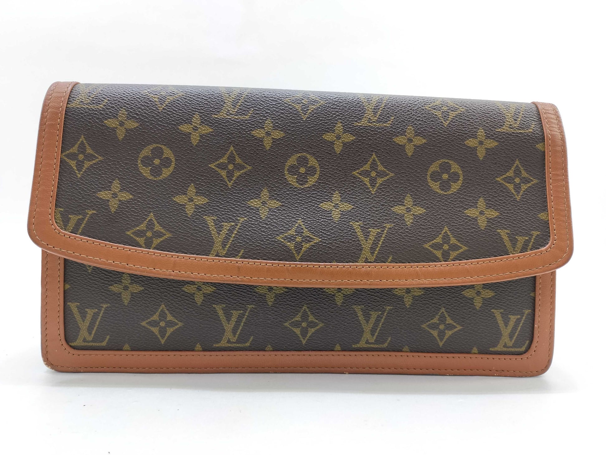 LOUIS VUITTON Monogram Pochette Dame GM Clutch Bag M51810