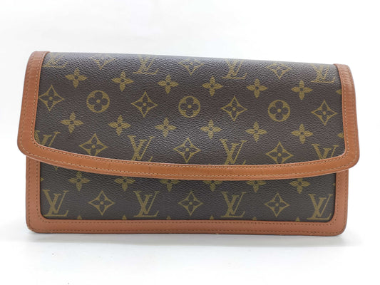 LOUIS VUITTON Monogram Pochette Dame GM Clutch Bag M51810