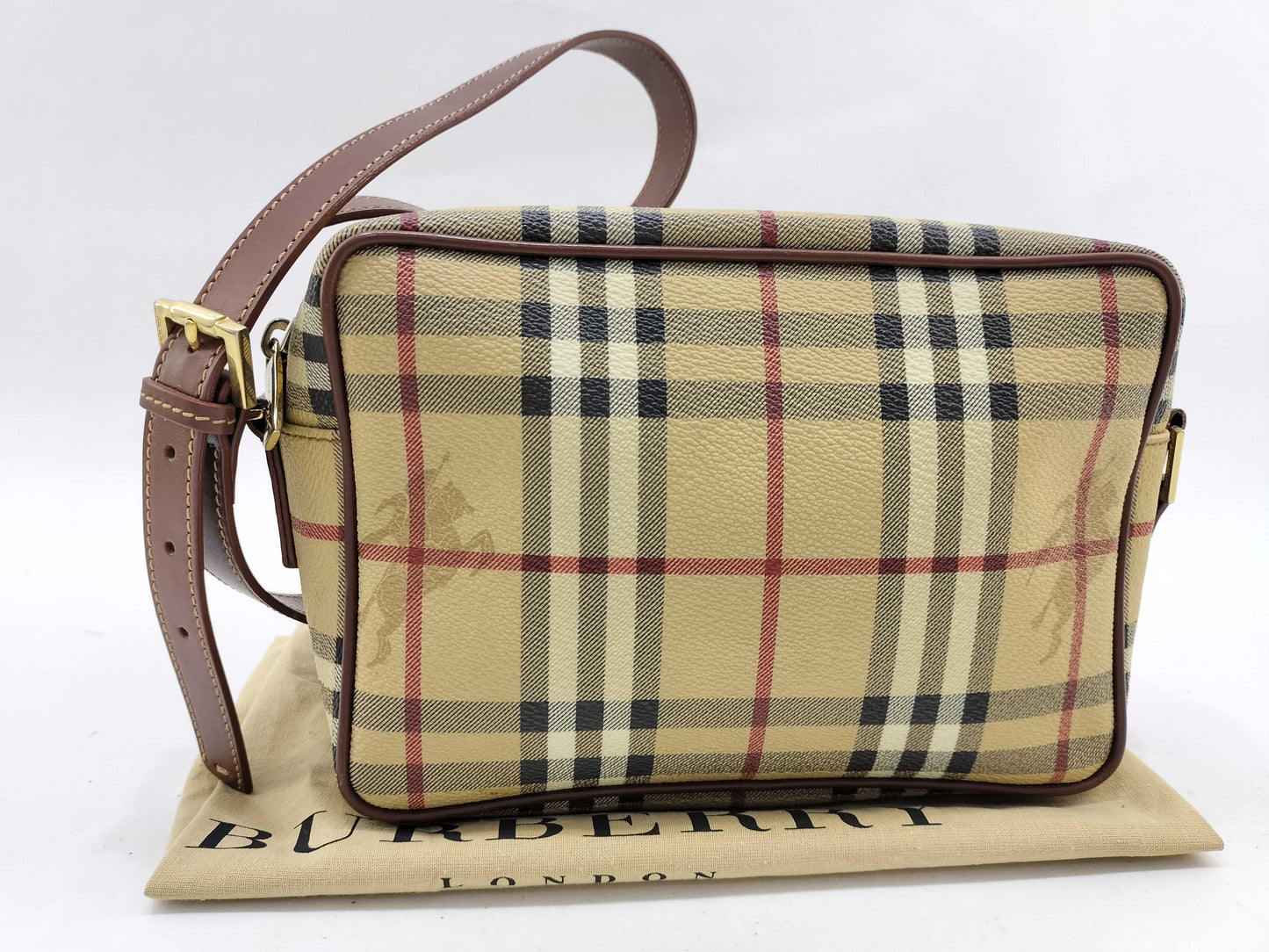 BURBERRY Nova Check Shoulder Bag