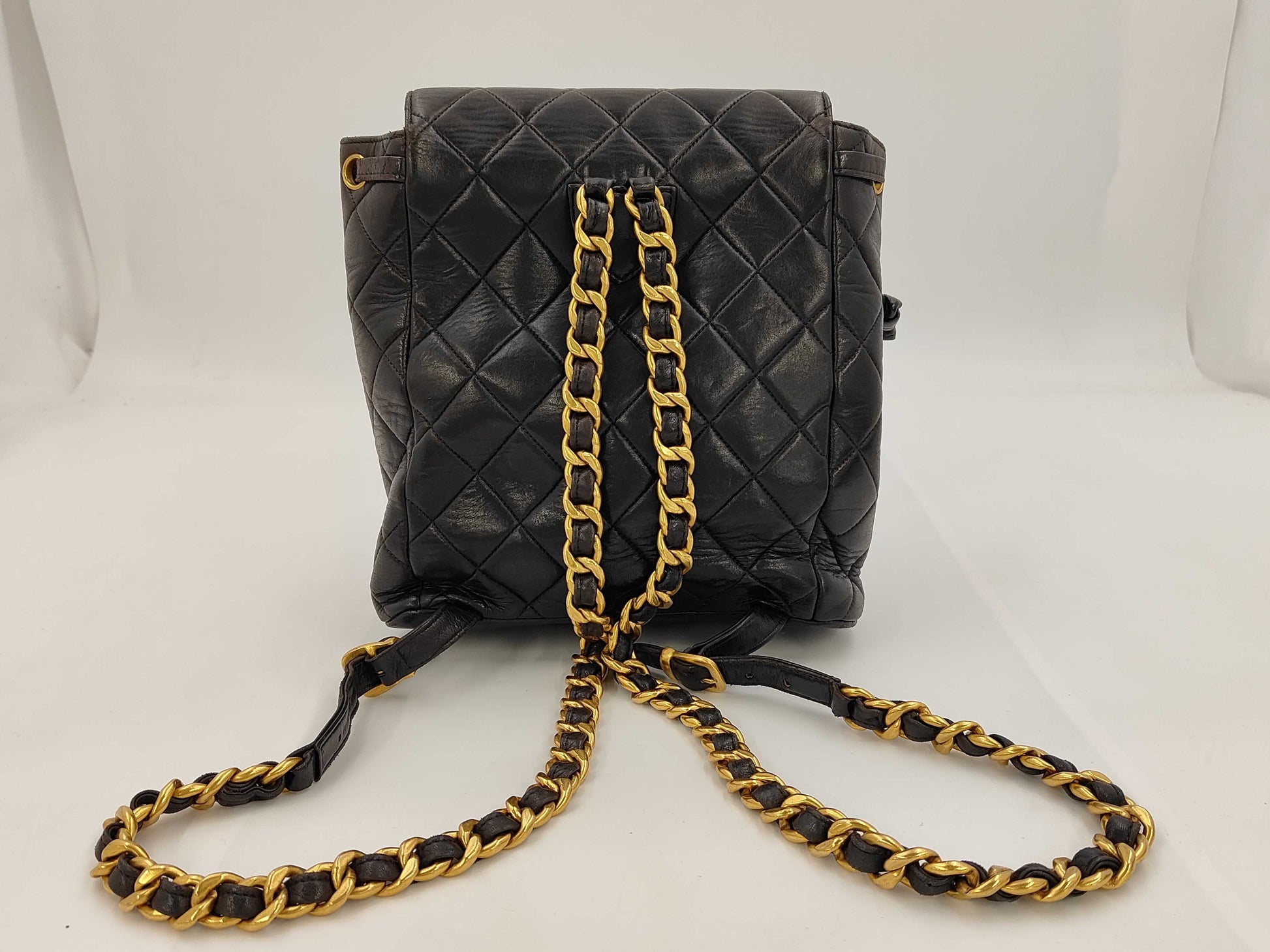CHANEL CHANEL Matelasse Backpack Lambskin Black Backpack