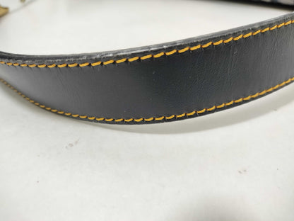 Dior Trotter Saddle Bag, One-Shoulder Bag, Trotter Canvas, Navy Blue