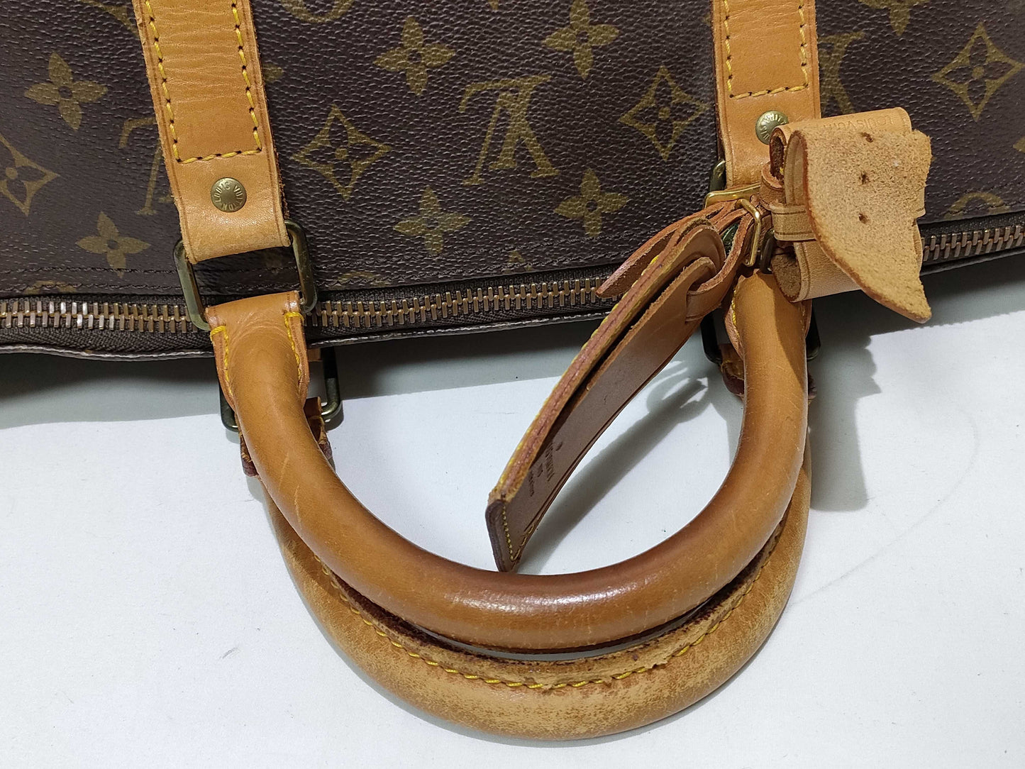 LOUIS VUITTON Monogram Louis Vuitton Keepall 55 Boston Bag