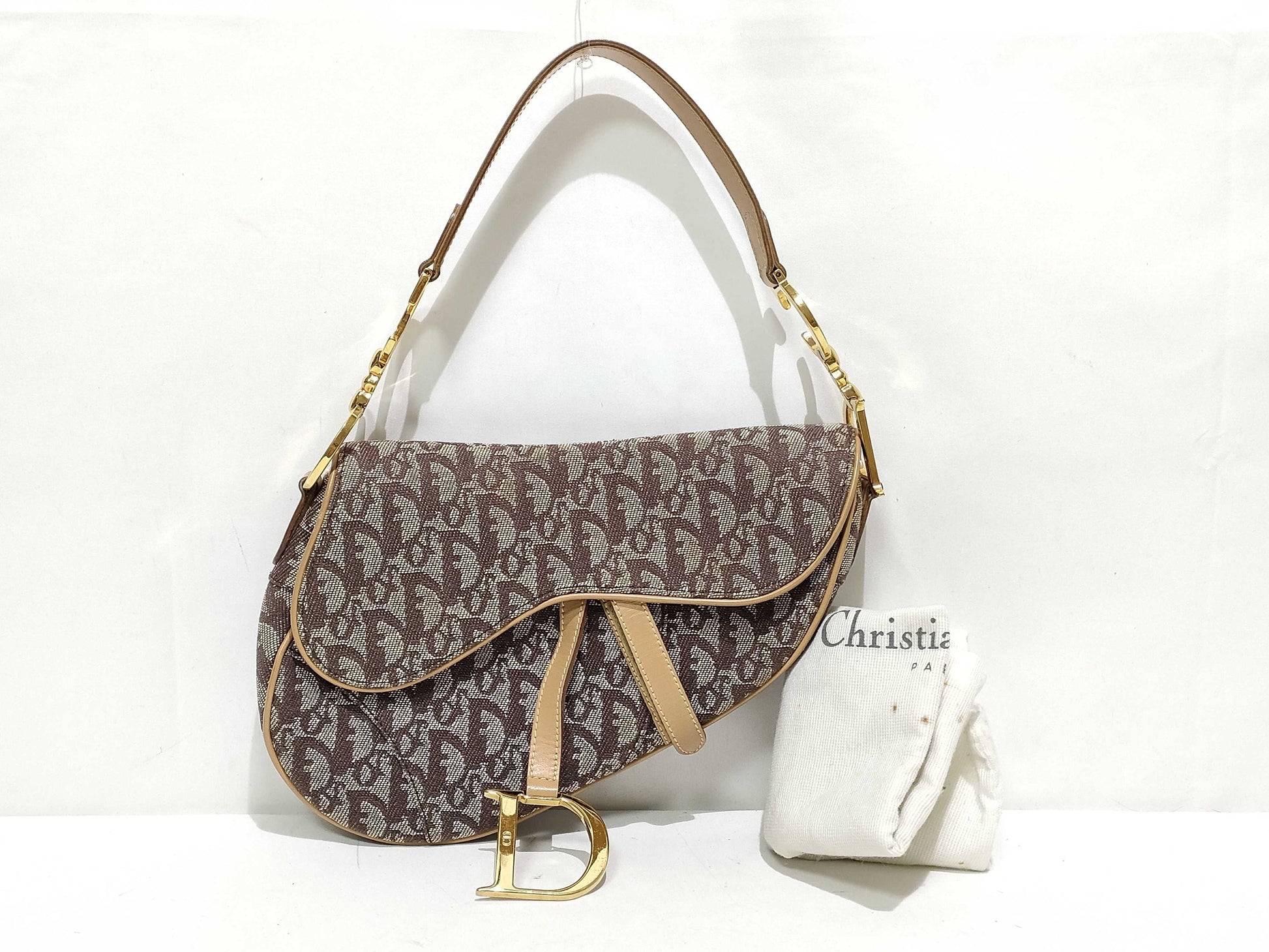 Dior Trotter Saddle Bag Shoulder Bag