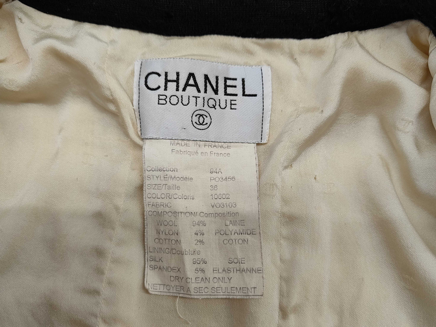 CHANEL jacket size 36 jacket