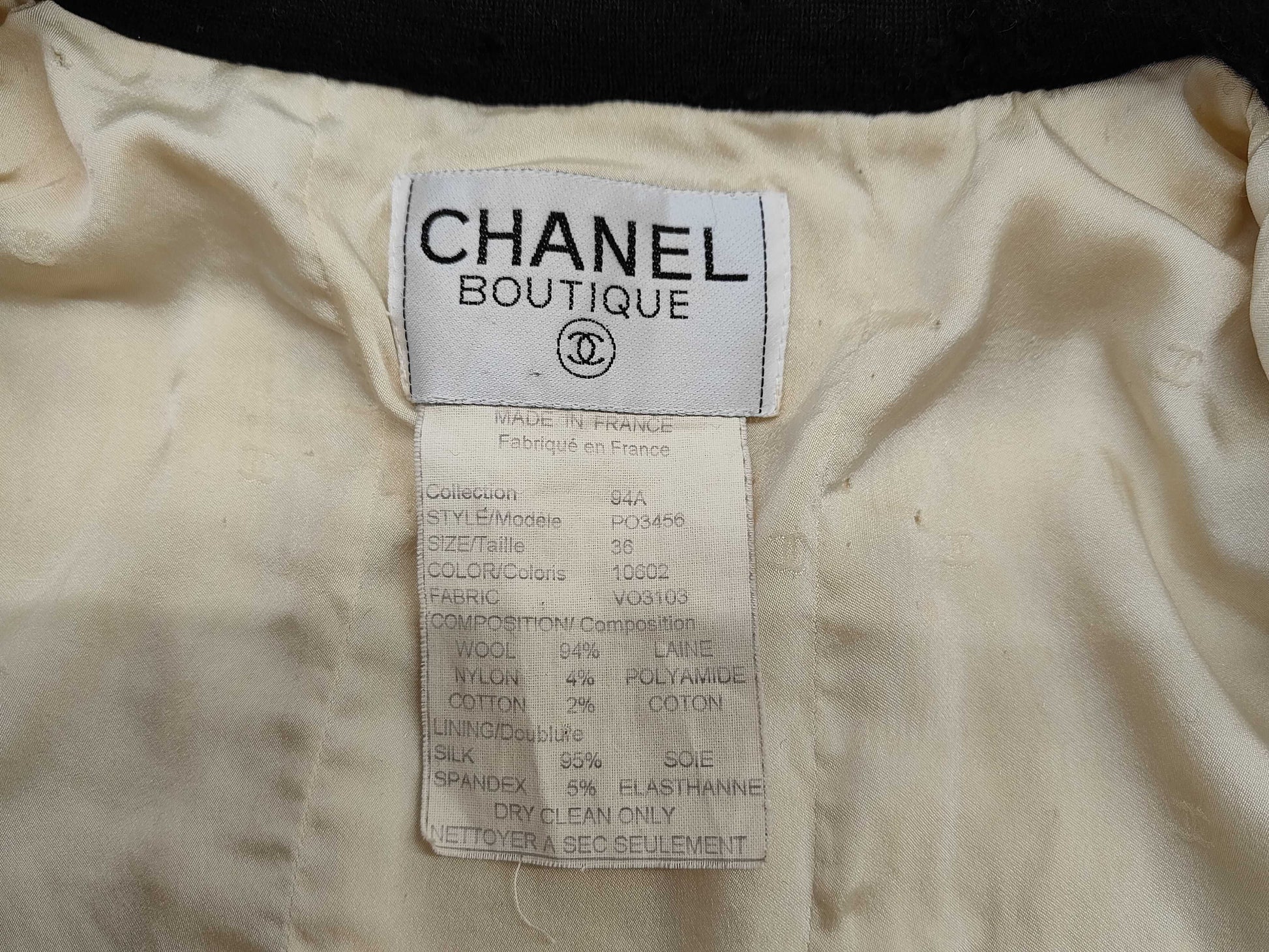 CHANEL jacket size 36 jacket