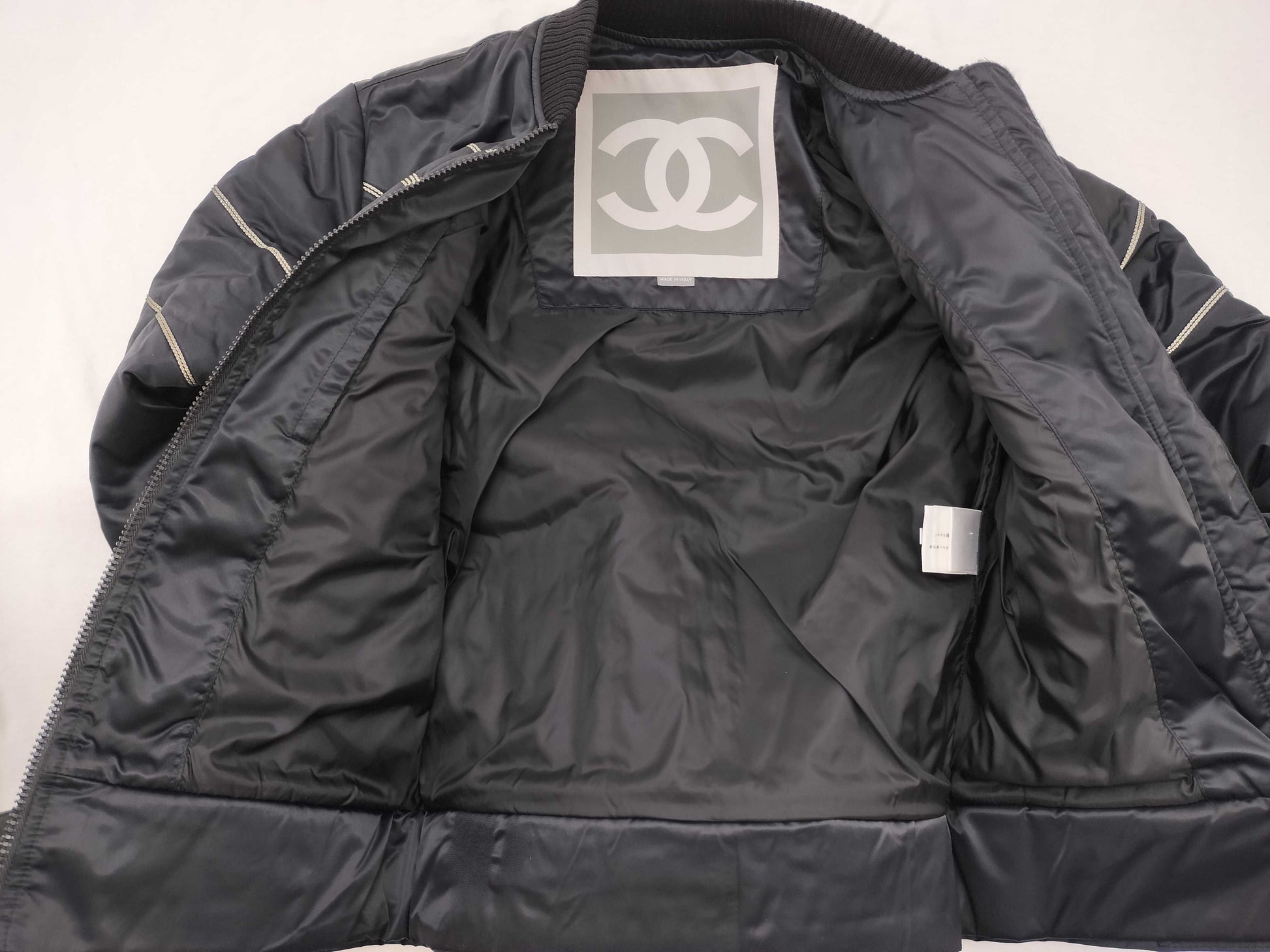 CHANEL Sport Line Jacket Nylon Black Jacket