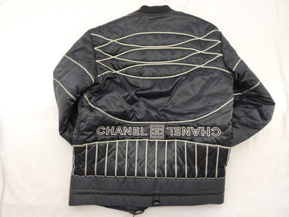 CHANEL Sport Line Jacket Nylon Black Jacket