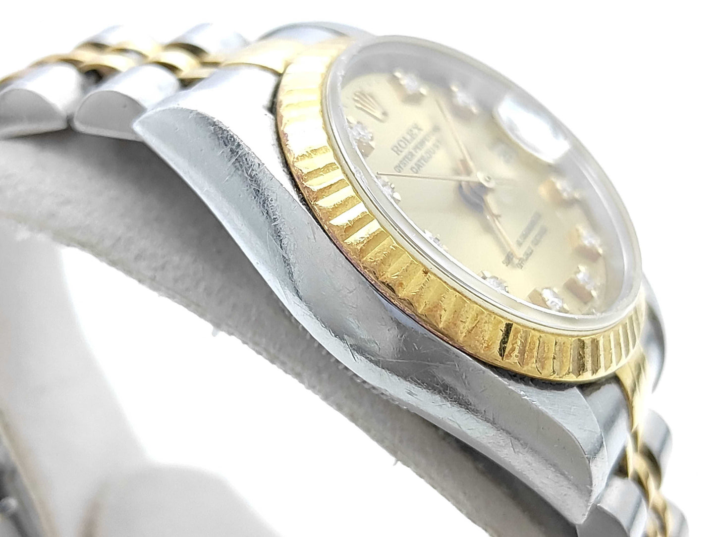 ROLEX 69173G S322661 Champagne Dial Jubilee Bracelet Women's Watch