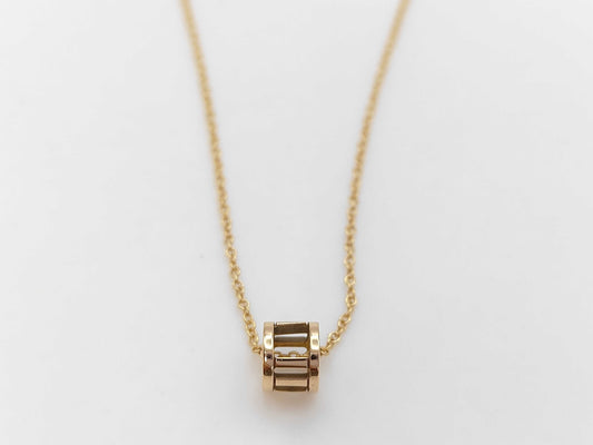 Tiffany & Co. Open Atlas YG AU750 2.2g Necklace 