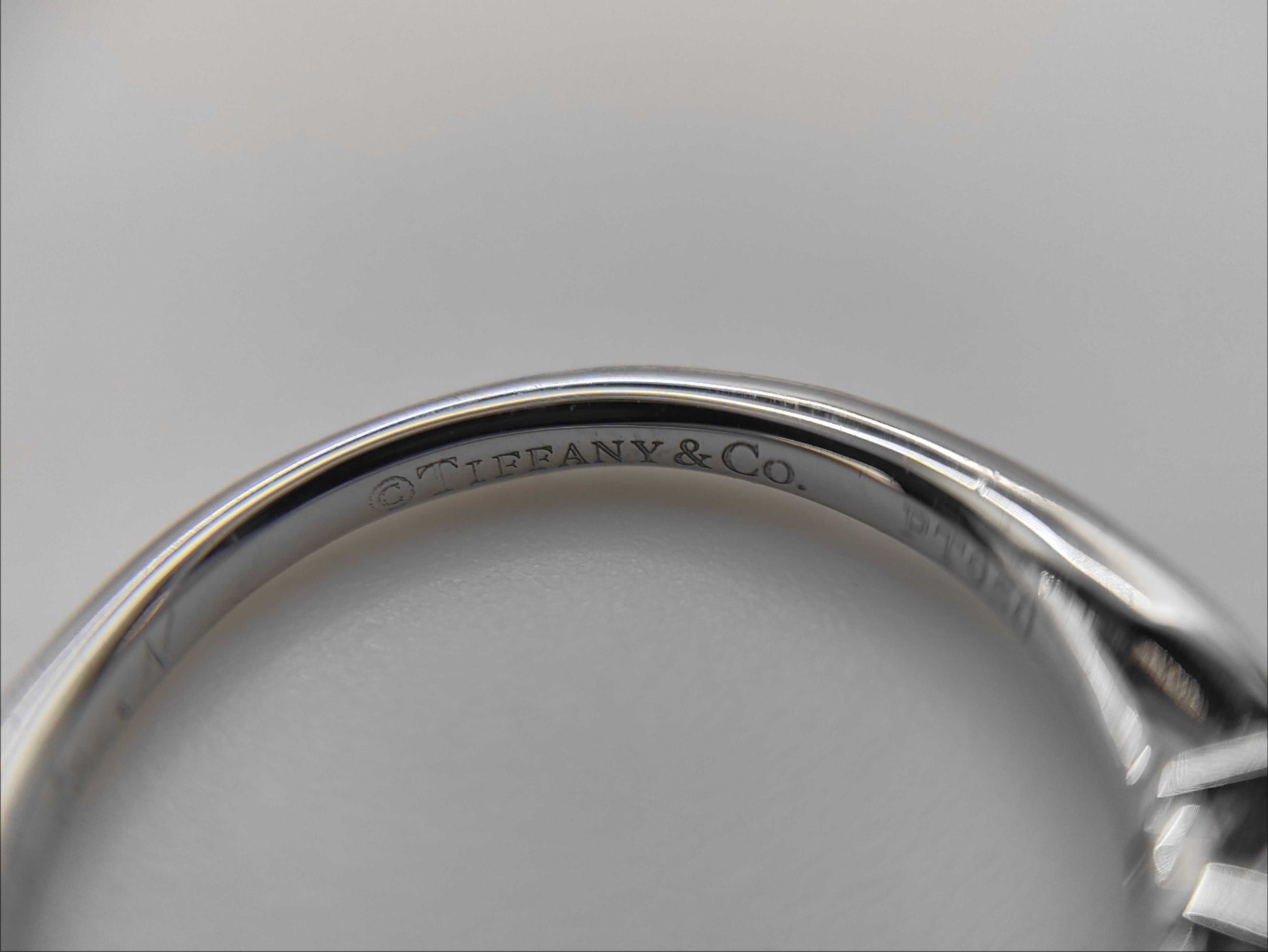 Tiffany & Co. Harmony D0.18ct Diamond Ring in PT950 