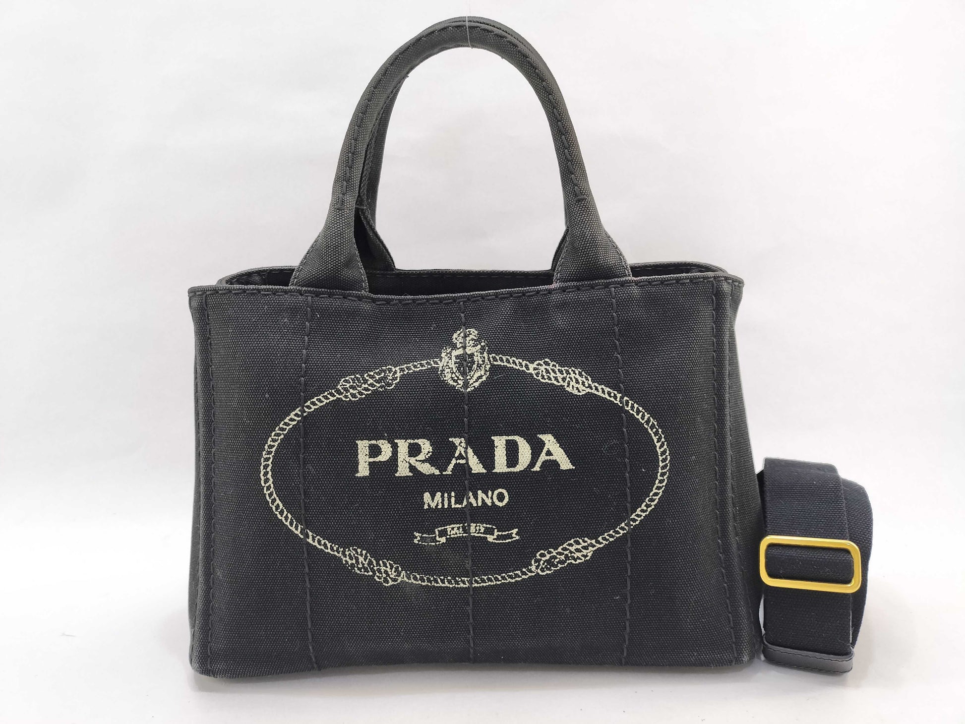 PRADA PRADA Mini Canapa B2439G Tote Bag Handbag