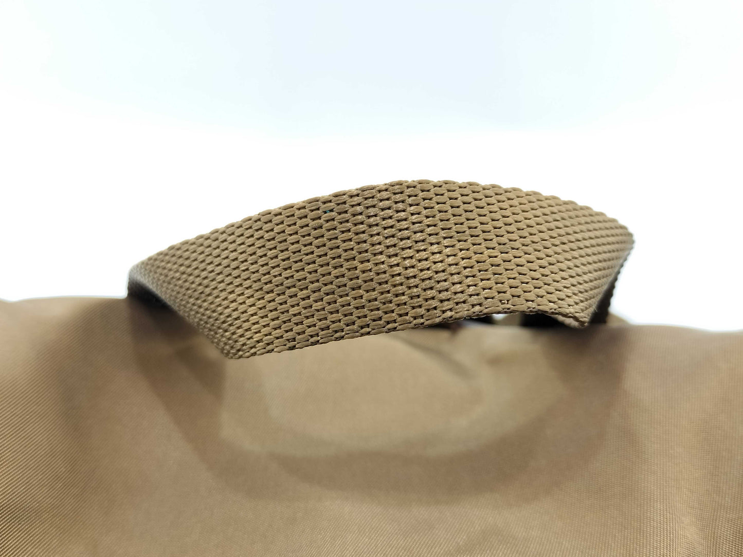 PRADA Nylon PRADA Nylon Triangle Plate Backpack Brandy Backpack