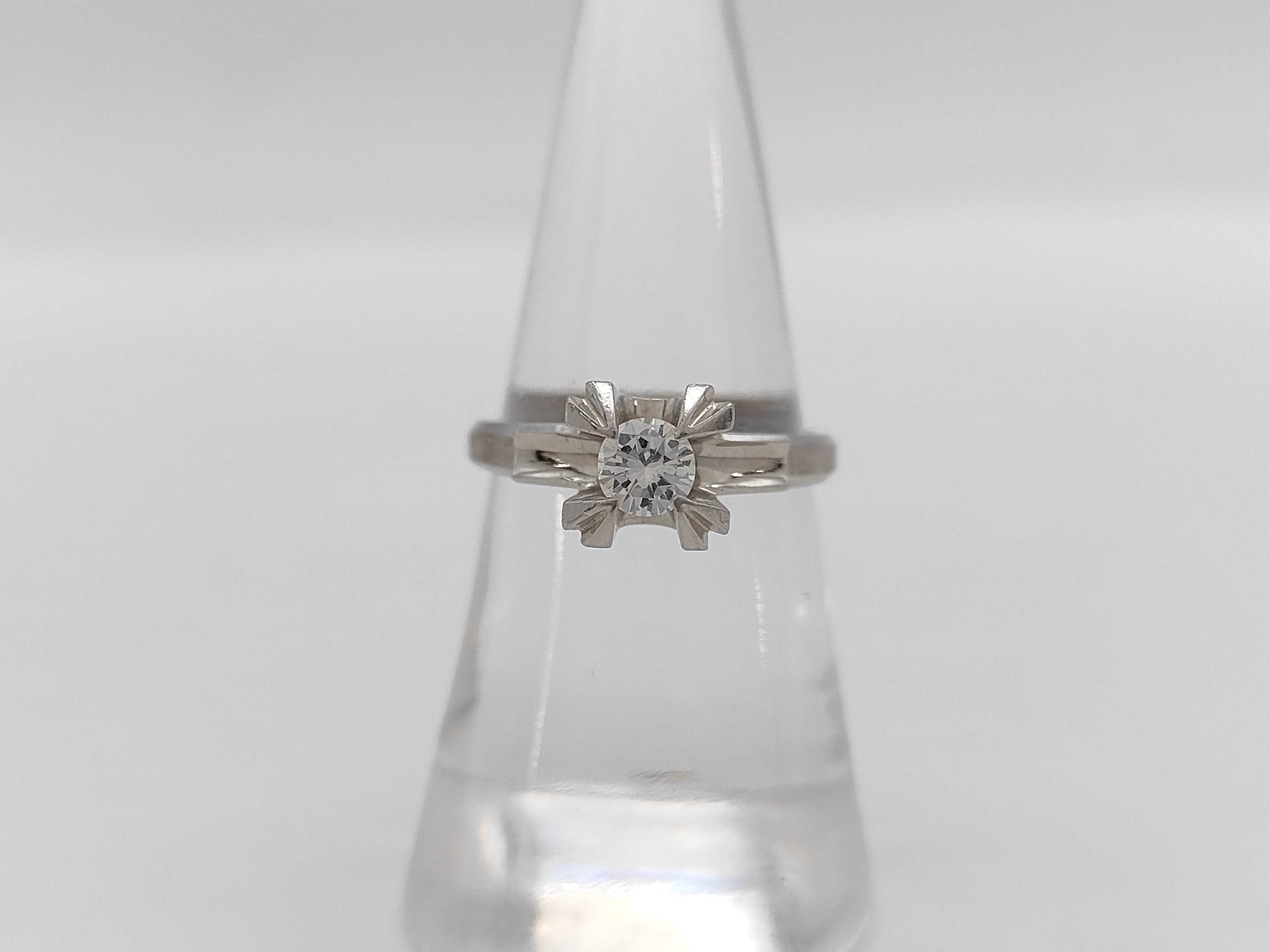 D0.27ct Pt900 5.2g Ring 