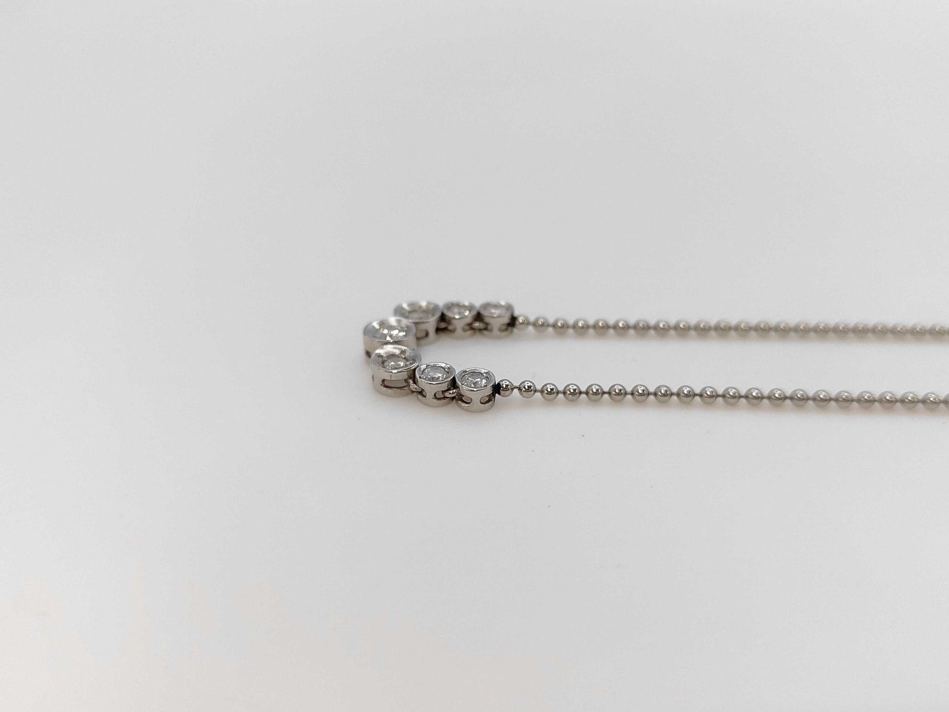 D0.30ct Pt850 7.0g Necklace 