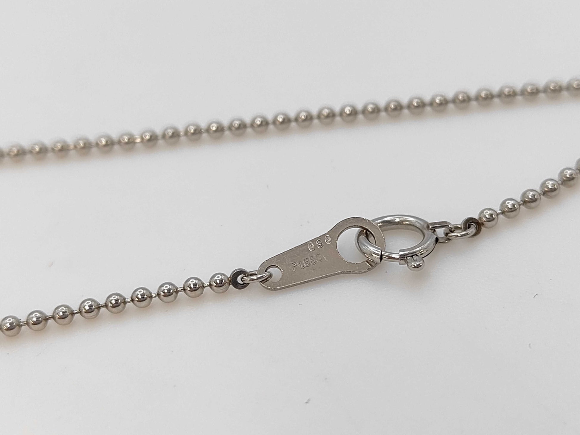 D0.30ct Pt850 7.0g Necklace 
