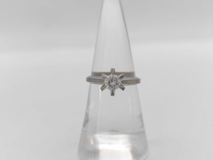 D0.35ct Pt900 4.4g Ring 
