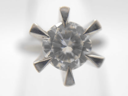 D1.21ct Pt900 8.9g Ring 