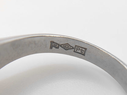 D1.21ct Pt900 8.9g Ring 