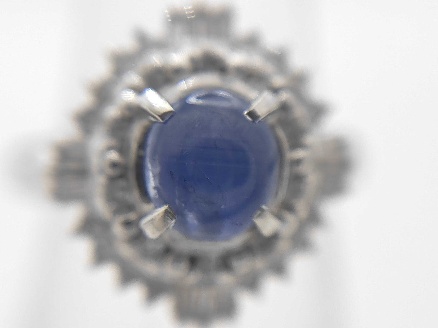 SS1.58ct D0.30ct Pt900 5.9g Ring 