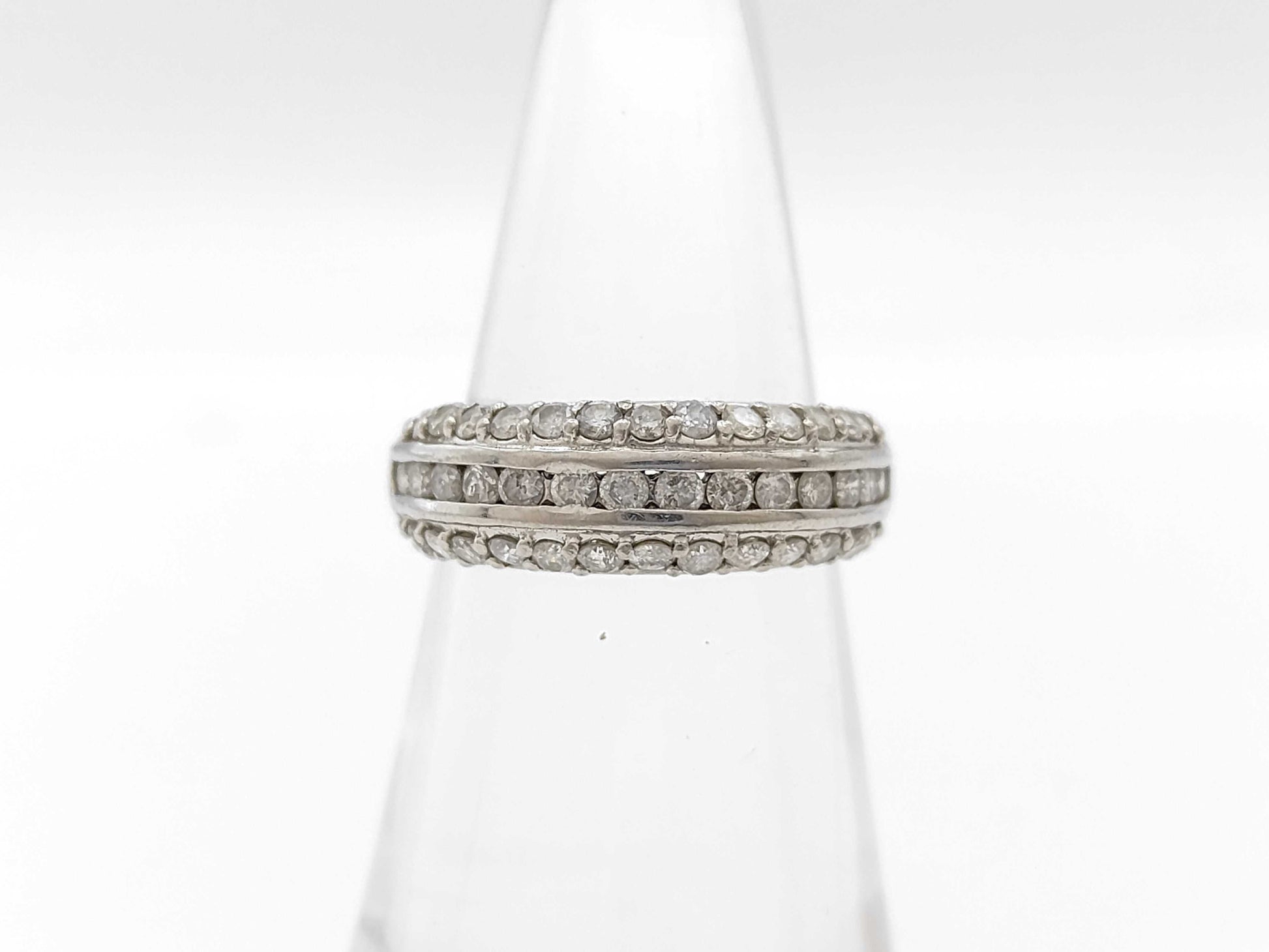 D1.00ct Pt900 5.0g Ring 