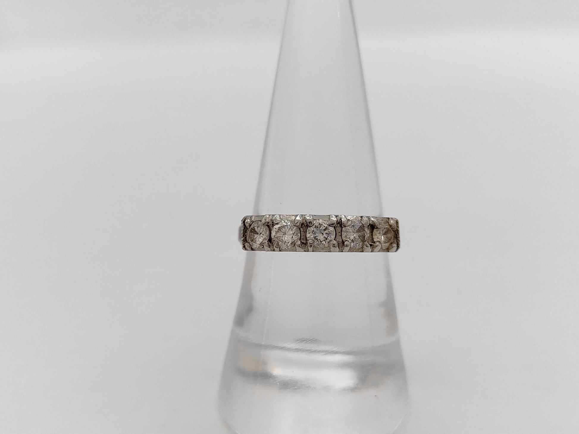 D0.61ct Pt900 4.9g Ring 