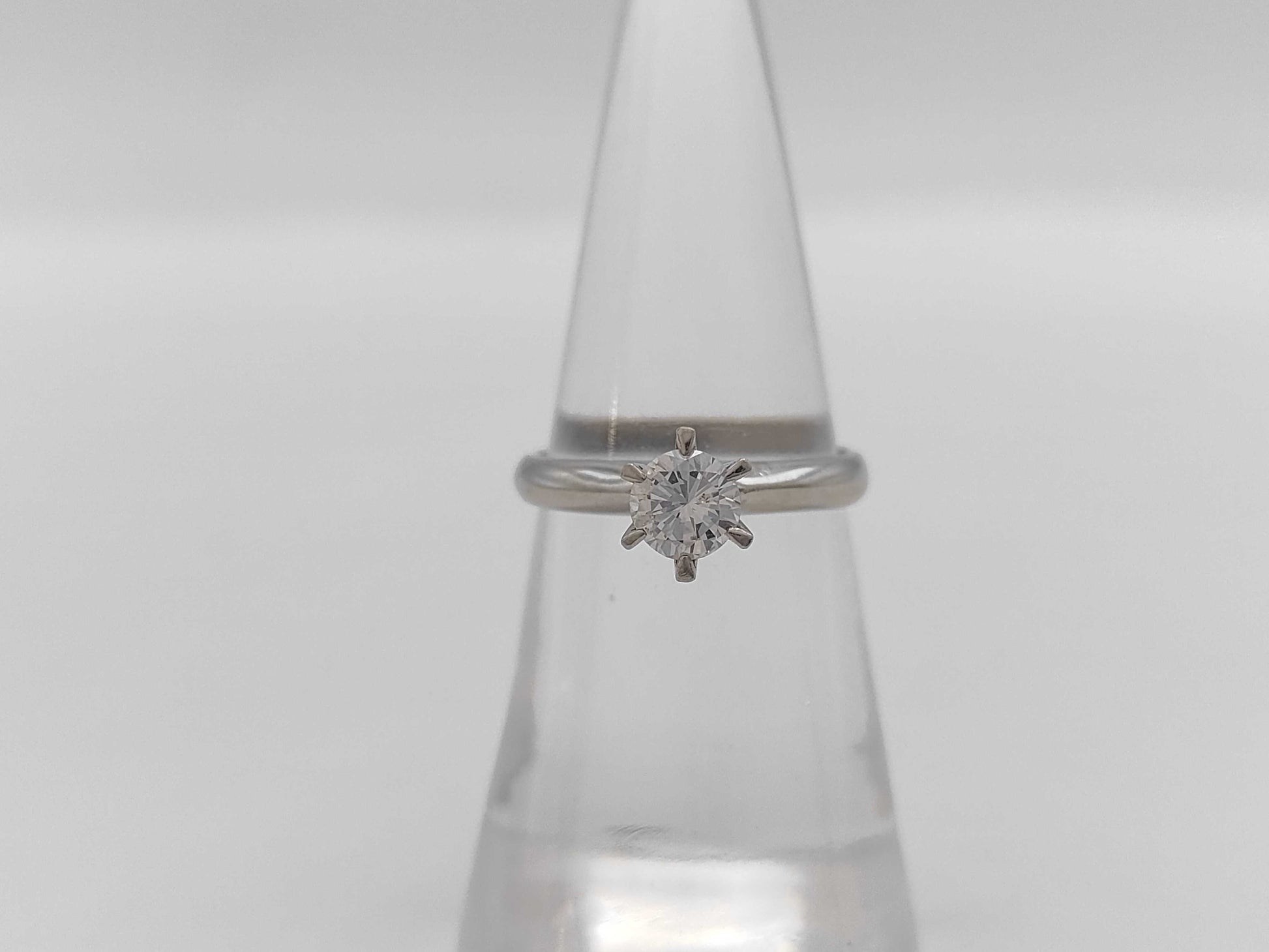 D0.415ct Pt900 3.9g Ring 
