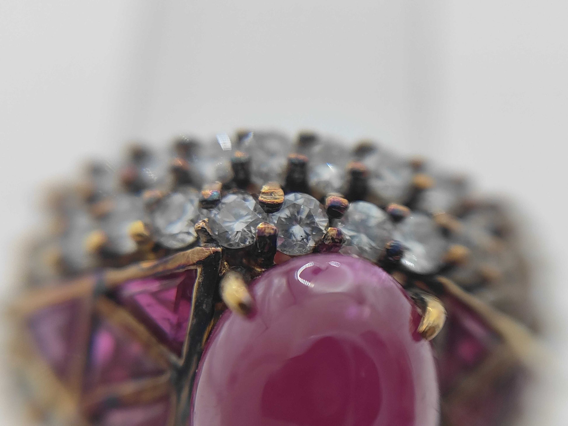 R2.83/0.80ct D1.47ct K18 13.6g Ring 