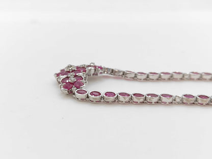 R17.70ct D0.50ct K18WG 29.2g Necklace 