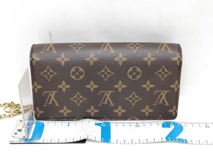 LOUIS VUITTON Monogram Wallet on Chain Lily M82509 RFID Shoulder Bag