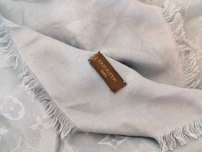 LOUIS VUITTON Monogram Louis Vuitton Scarf 140 Monogram Scarf with Tag