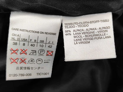 MaxMara MAX MARA Hooded Shaggy Coat, Maxi Length, XL, Alpaca Blend, Size 42