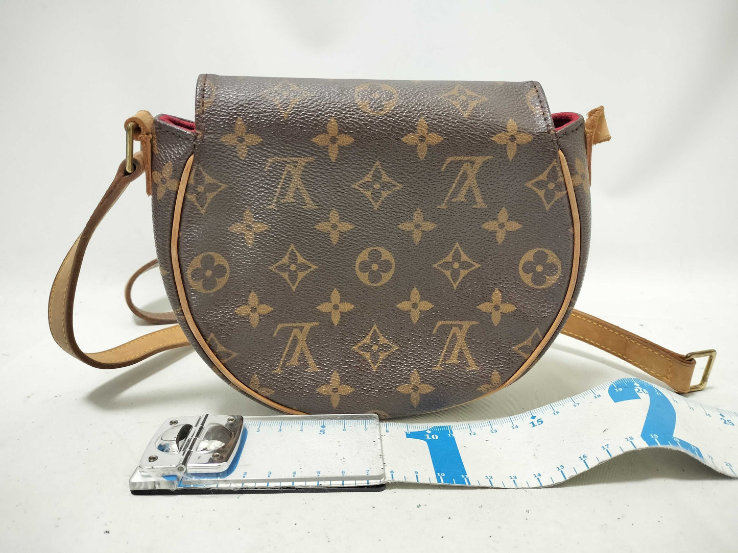 LOUIS VUITTON Monogram LV Tan Blanc M51179 Shoulder Bag