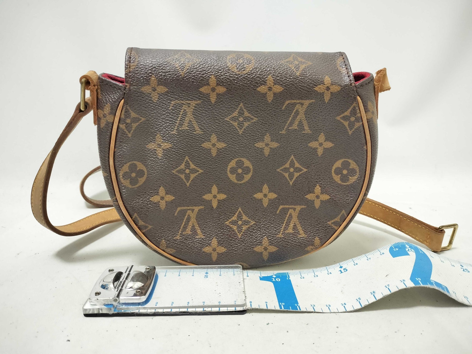 LOUIS VUITTON Monogram LV Tan Blanc M51179 Shoulder Bag