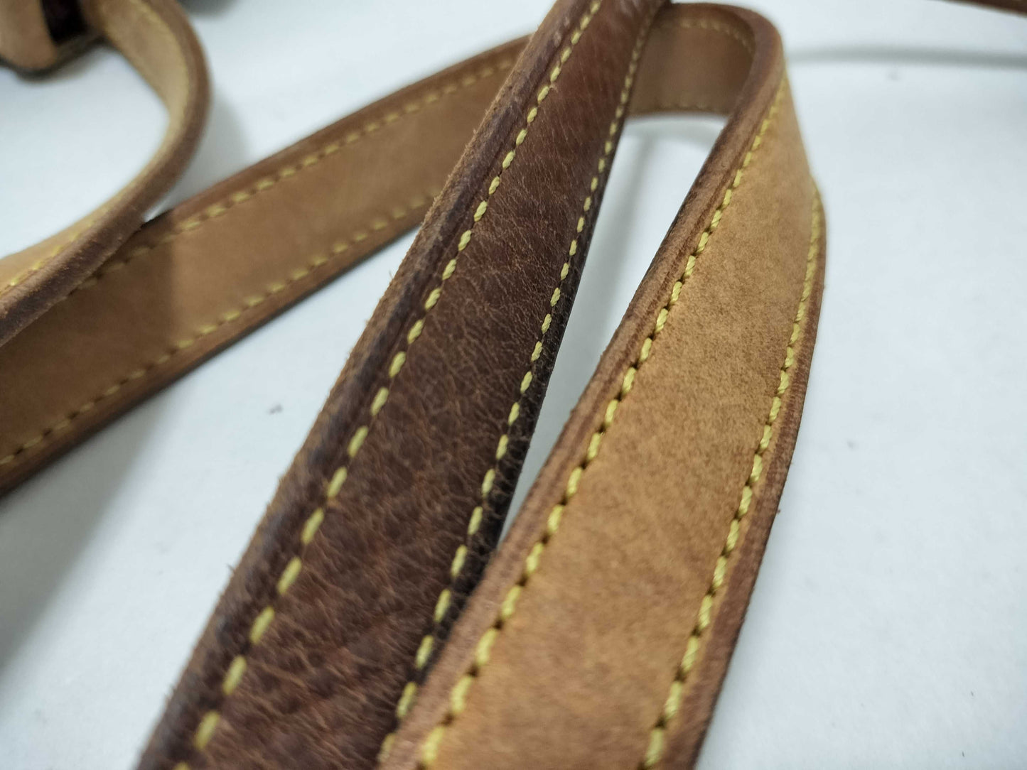 LOUIS VUITTON Monogram LV Tan Blanc M51179 Shoulder Bag