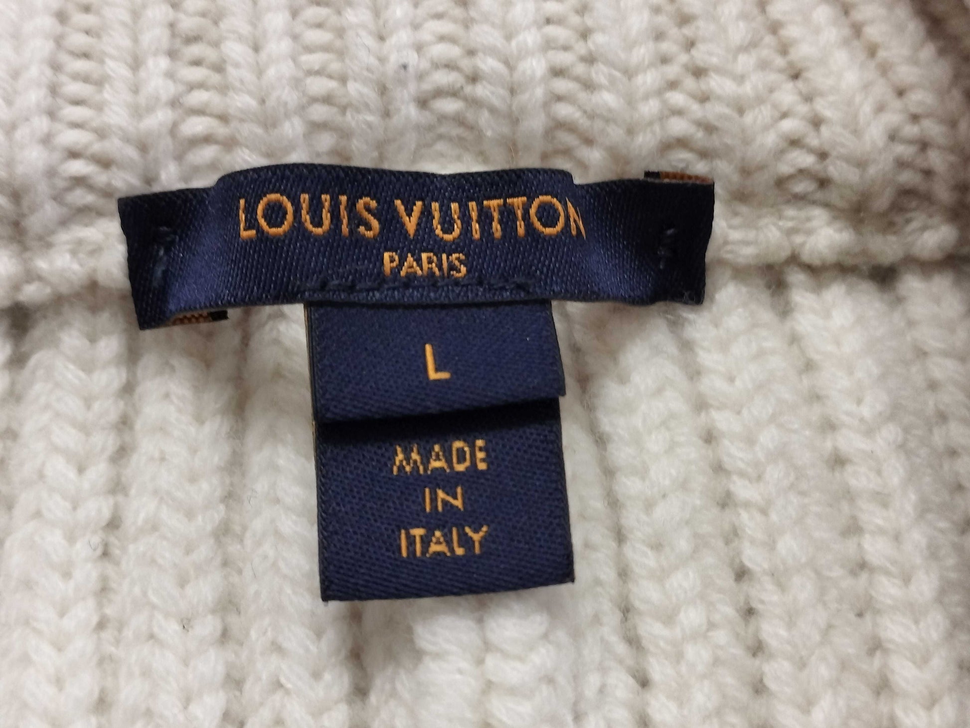 LOUIS VUITTON LV Rib Knit Sweater RW212BIP9FLKL69 Tops