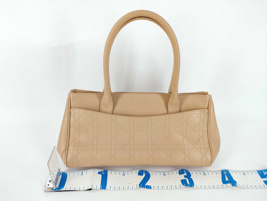 Dior Christian Dior Cannage Beige Handbag