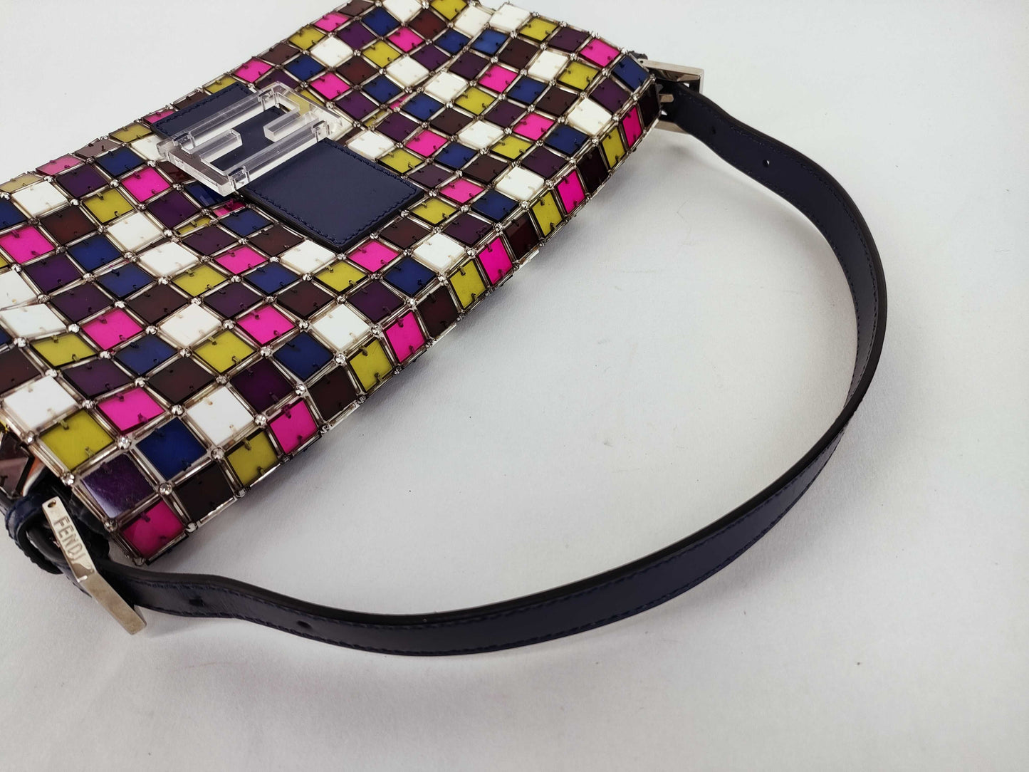 FENDI Mamma Bucket Tile Multicolor Handbag