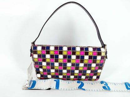 FENDI Mamma Bucket Tile Multicolor Handbag