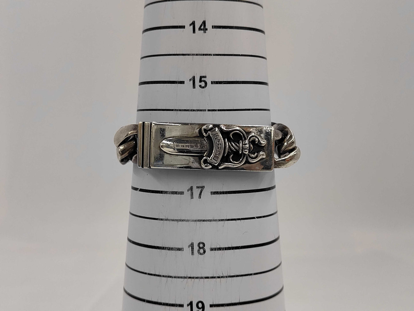 CHROME HEARTS Dagger ID Bracelet Invoice Bracelet/Bangle