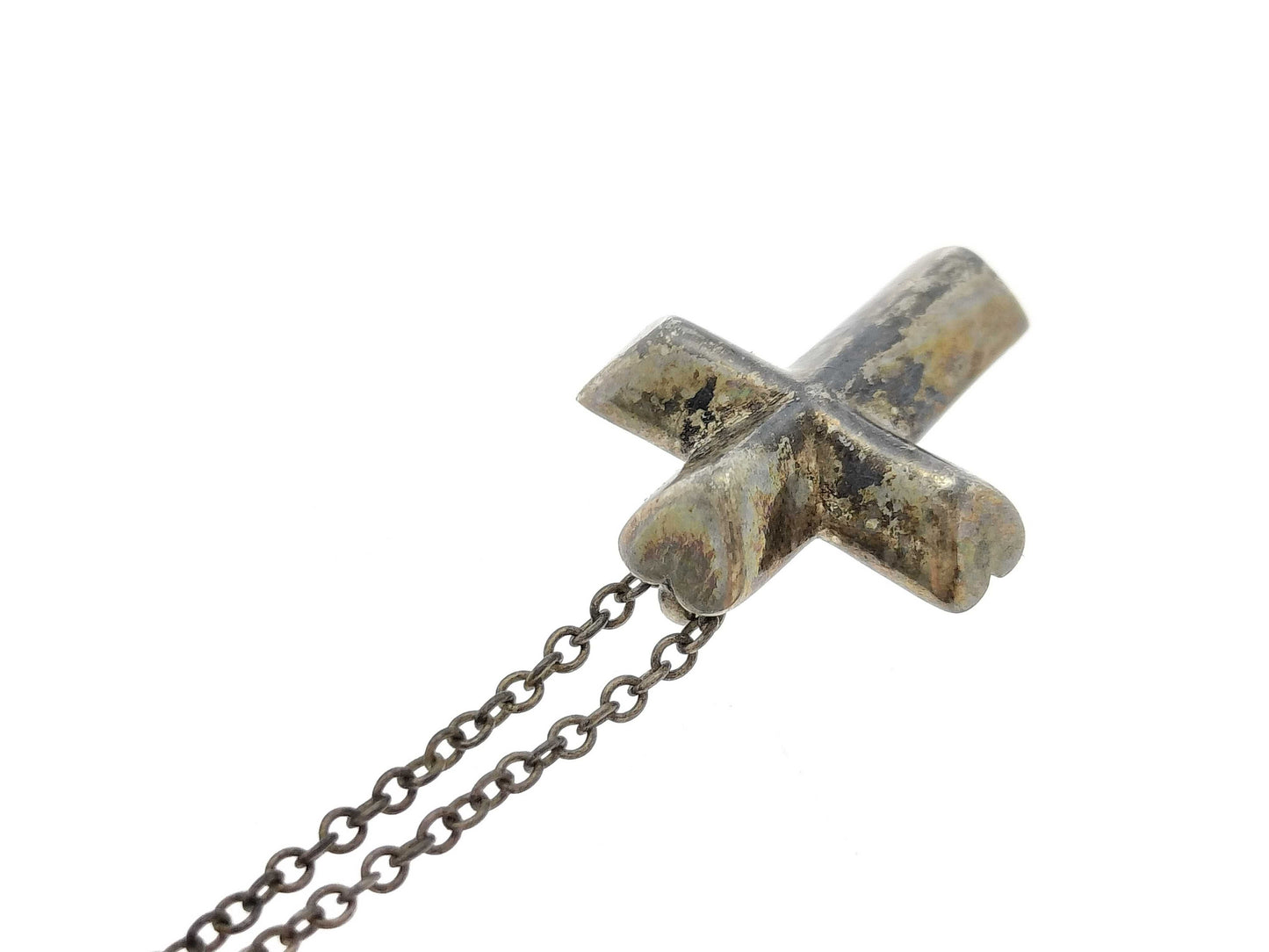 Tiffany & Co. Cross Motif Tiffany Tenderness Heart Cross Necklace