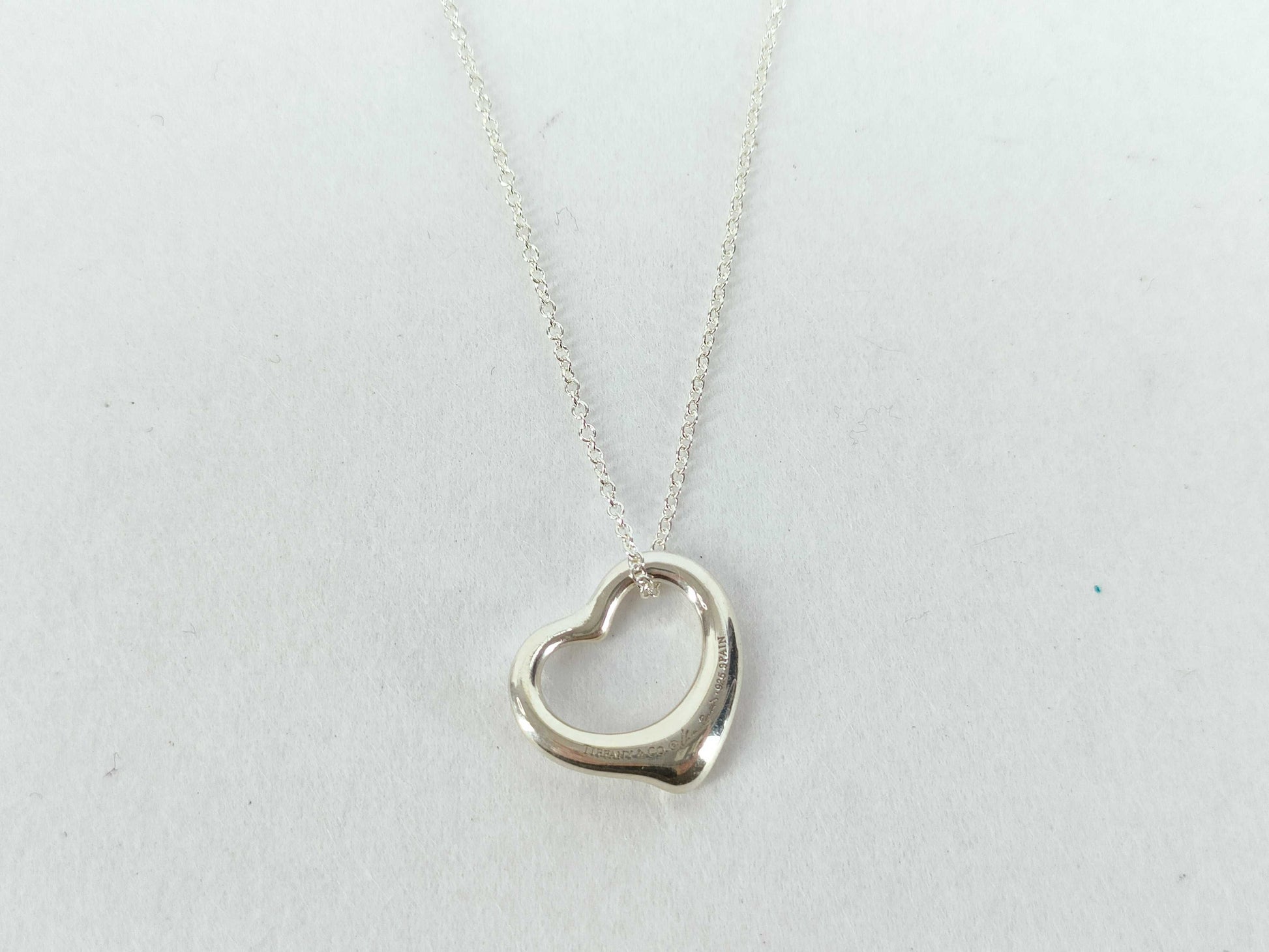 Tiffany & Co. Open Heart Tiffany Necklace Open Heart Necklace