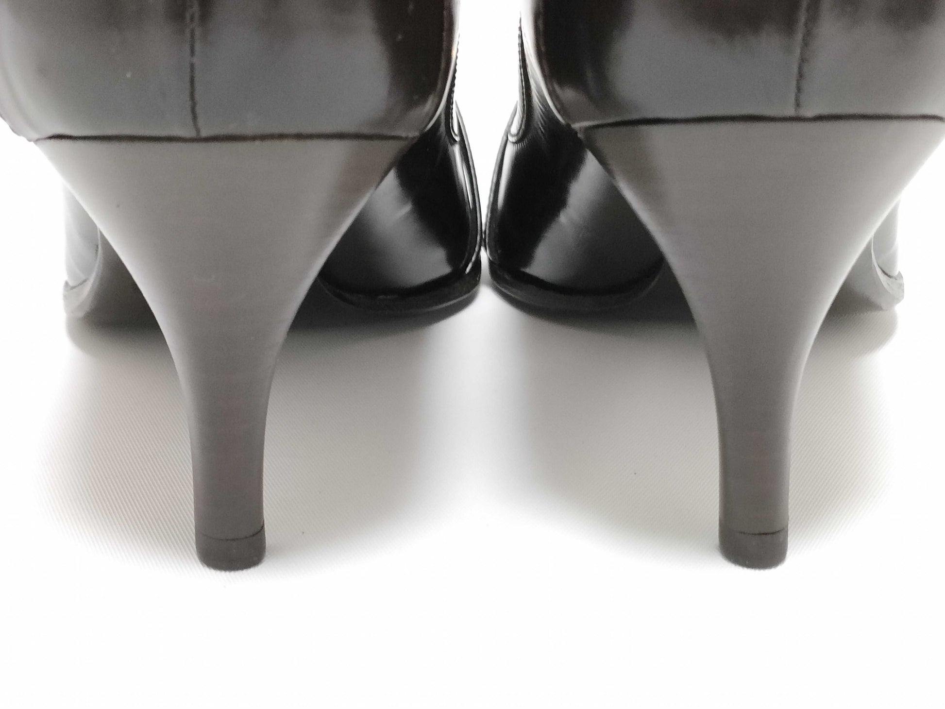 HERMES Kelly Hermes Heel Pumps, Brown Leather, Unused