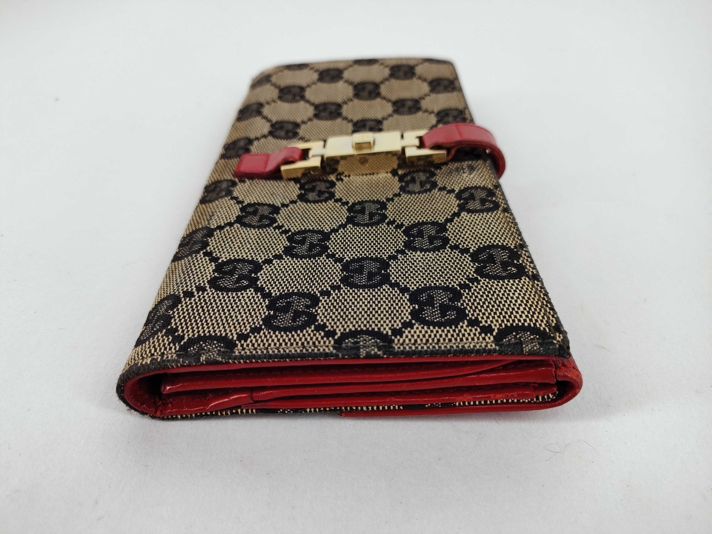 GUCCI GG Canvas GUCCI Gucci Long Wallet GG Canvas Jackie Wallet