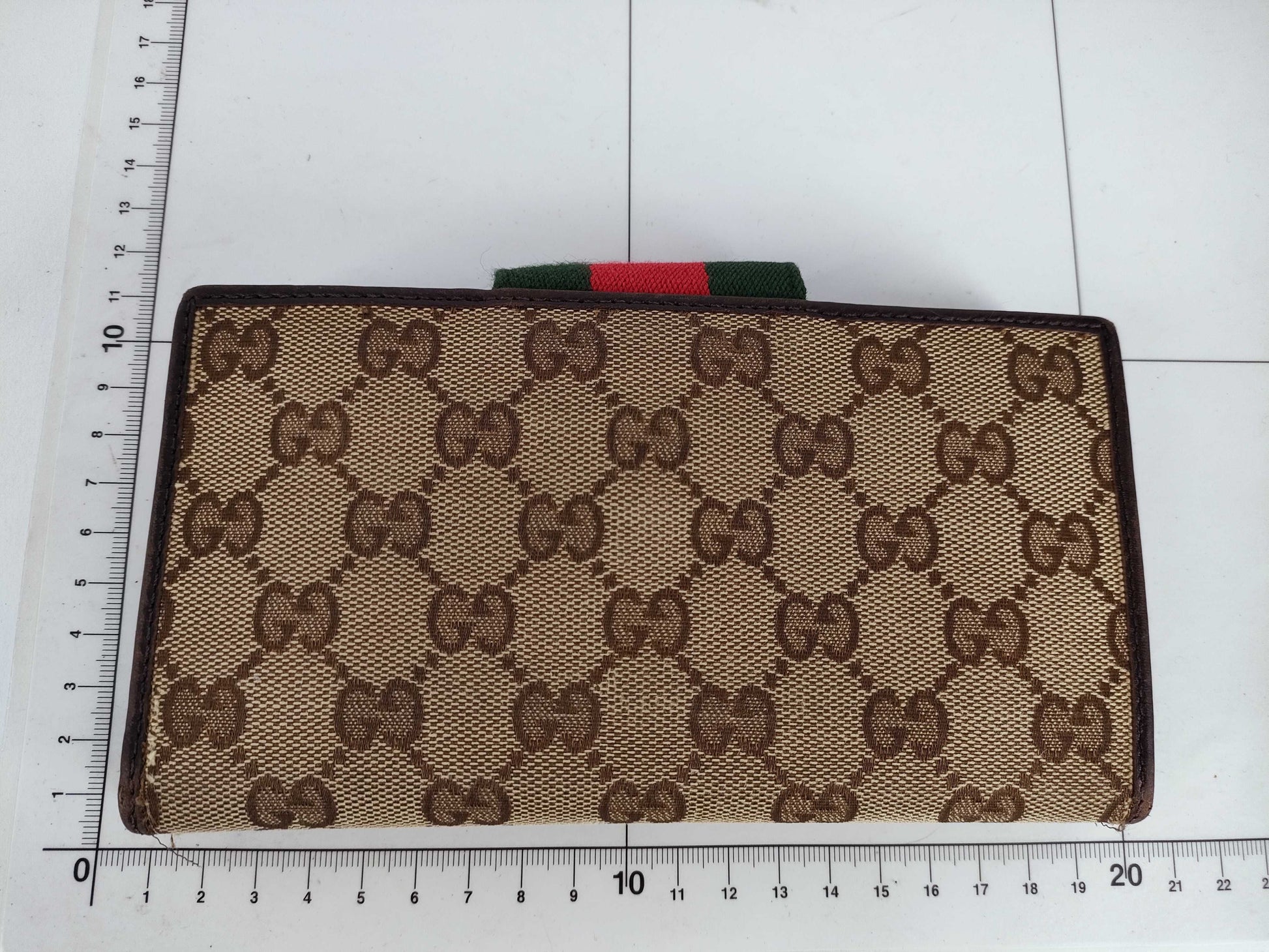 GUCCI GG Canvas GUCCI Gucci Long Wallet GG Canvas Sherry Line Wallet